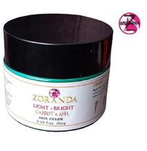 ZORANDA LIGHT & BRIGHT Face Cream With Carrot Oil & AHA. Clears Marks, Smoothens & Glows the face